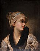 Jean-Baptiste Greuze - Portrait of a young woman