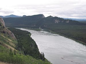 Yukon River near Carmacks, Yukon -a