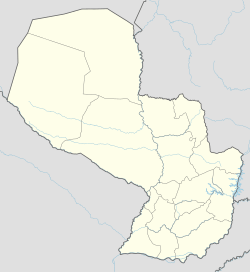 Yegros is located in Paraguay