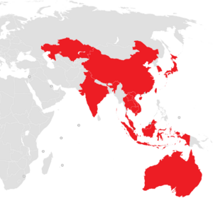 Countries in which VietJet operates
