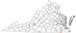 State map highlighting Franklin