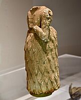 Headless statue of a Sumerian man, from Khafajah, Early Dynastic Period, 2900-2350 BCE. The Sulaymaniyah Museum