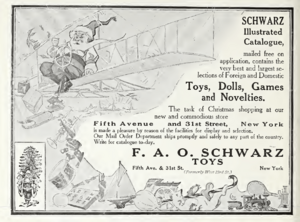 1910 F.A.O Schwarz Advertisement