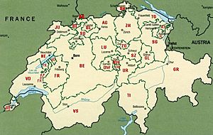 Cantons of Switserland