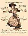 Image-Lottie Collins sings and dances to the tunes of Ta-Ra-Ra Boom-de-ay in a Bromo-Seltzer ad