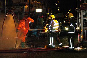 Decontamination after incident at Archway - geograph.org.uk - 108750