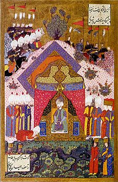 Suleiman the Magnificent receives an Ambassador-by Matrakci Nasuh