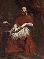Anthony van Dyck - Portrait of Cardinal Guido Bentivoglio, 1623 - Galleria Palatina, Florence
