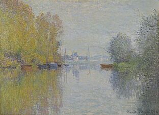 Claude Monet - Automne sur la Seine Argenteuil (1873)