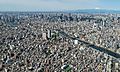 Tokyo from the top of the SkyTree