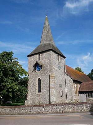 Southwest View of the Church of Saint Mary, Downe (02)