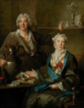 Thomas Germain and Anne-Denise Gauchelet by Nicolas de Largillierre (1736)