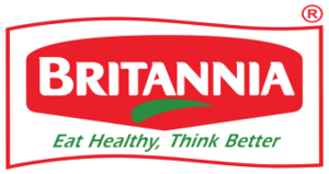 Britannia Industries logo with motto