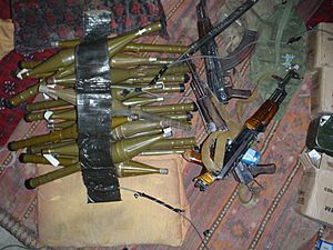 Contraband weapons in Afghanistan