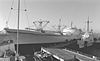 NS Savannah at Patriot's Point in 1990. Ingham appears to right; view may be from Laffey