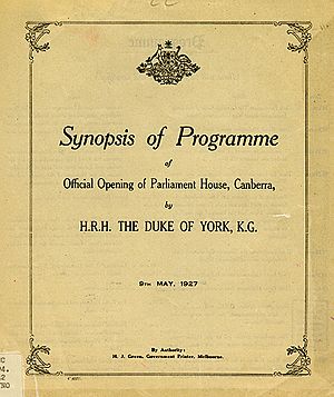 OPH opening programme
