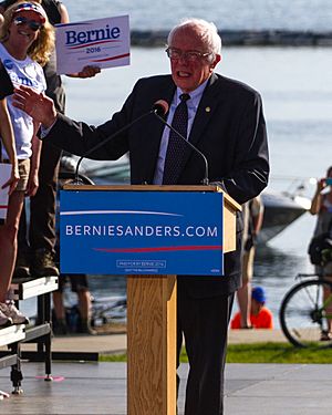 Sanders presidential campaign kickoff, May 2015 Bernie Sanders (24947900505)