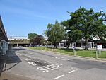 Trees in the middle of Cwmbran Bus Station (geograph 5106609).jpg