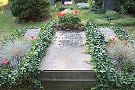The grave of Caspar David Friedrich, Trinitatis-Friedhof, Dresden