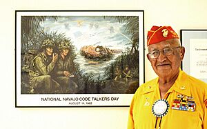Navajo code talker Thomas Begay