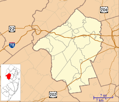 Amwell, New Jersey is located in Hunterdon County, New Jersey