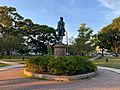 Nathan Hale statue in Williams Park, New London Connecticut