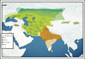 Map of Attested and Hypothetical Old Indo-Iranian Dialects