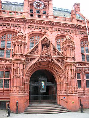 Victoria Law Courts Birmingham door