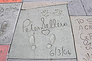 Impronte di Peter Sellers al TCL Chinese Theatre - Los Angeles - USA - agosto 2011