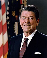 Official Portrait of President Reagan 1981 - Reduced contrast