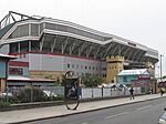 West Ham United's former Boleyn Ground from Green Street
