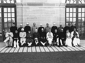 The first Cabinet of independent India