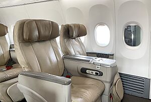 ID73NCClass 2021 Business Class cabin on Batik Air