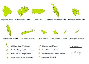 Largest US Islands