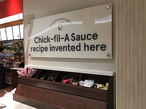 Chick-fil-A Sauce Sign at Spotsylvania Towne Centre