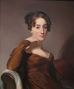 Oil on canvas portrait of Elizabeth McEuen Smith by Thomas Sully, 1823, Honolulu Academy of Arts