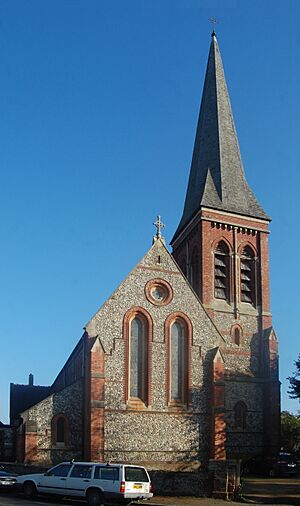 St Botolph's Church, Heene Road, Heene, Worthing (NHLE Code 1250436) (February 2023) (1).JPG