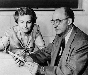 Laura and Enrico Fermi 1954