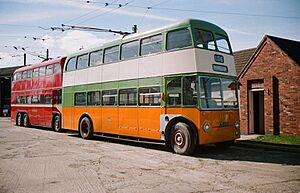 The Trolleybus Museum at Sandtoft - Glasgow trolleybus TB78, near Sandtoft, Lincs - geograph.org.uk - 3666918