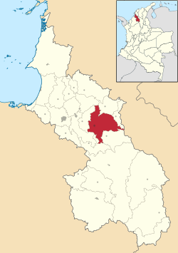 Location of the municipality and town of Sincé in the Sucre Department of Colombia.