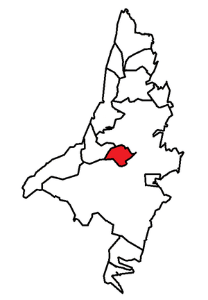 Location of Mount Pearl
