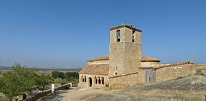 Romanesque church of San Martín, in the hamlet of Aguilera, Bayubas de Abajo