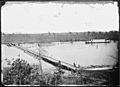 Potomac River, pontoon bridge from Fort Sumner - NARA - 528970