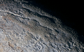 Snakeskin terrain on Pluto (PIA19957)