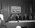 Walt Disney with Company at Press Conference