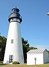 Amelia Island Lighthouse and building, FL, US.jpg