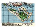 Pulau Blakang Mati 1945 map