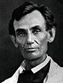 Abraham Lincoln by Byers, 1858 - crop