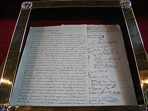 Independence treaty of Bolivia