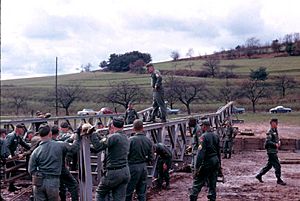 A Co 9th Engineers Bailey Bridge Exercise Spring 1966